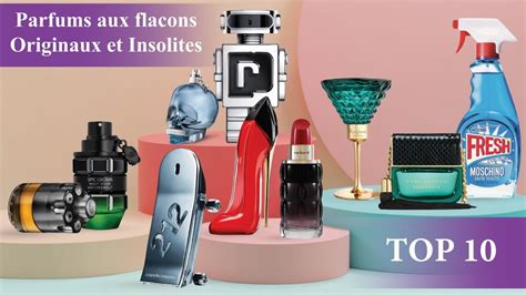 Top 10 des parfums aux flacons Originaux et Insolites.